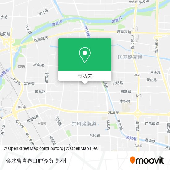 金水曹青春口腔诊所地图