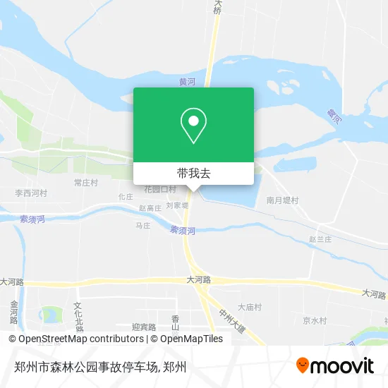 郑州市森林公园事故停车场地图
