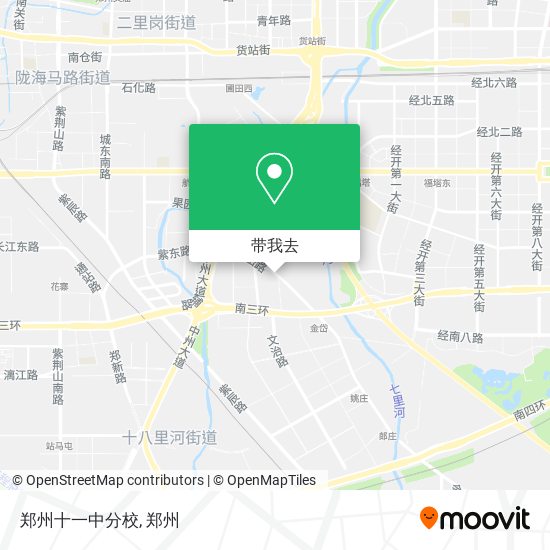 郑州十一中分校地图