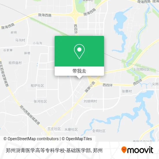 郑州澍青医学高等专科学校-基础医学部地图