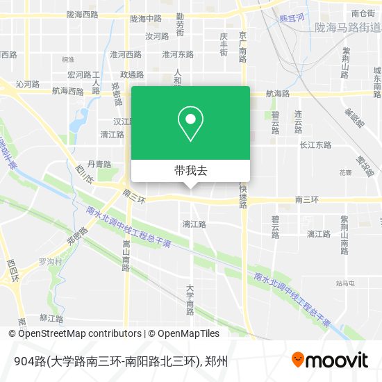 904路(大学路南三环-南阳路北三环)地图