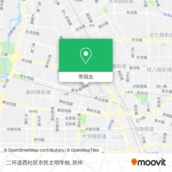 二环道西社区市民文明学校地图