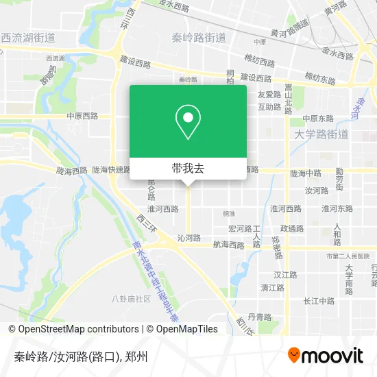 秦岭路/汝河路(路口)地图