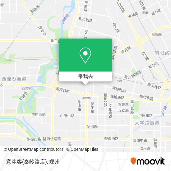 意冰客(秦岭路店)地图