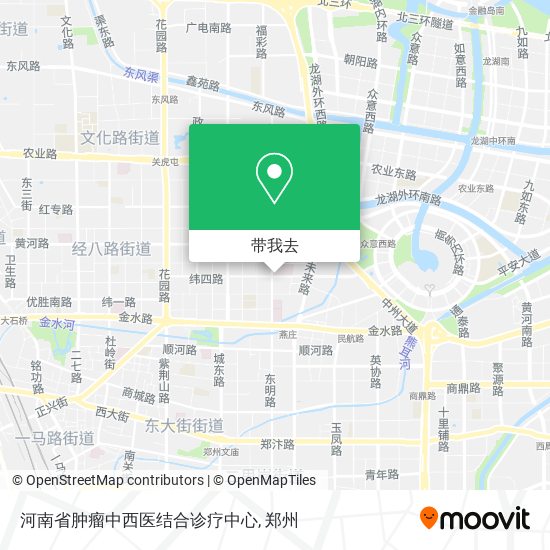 河南省肿瘤中西医结合诊疗中心地图