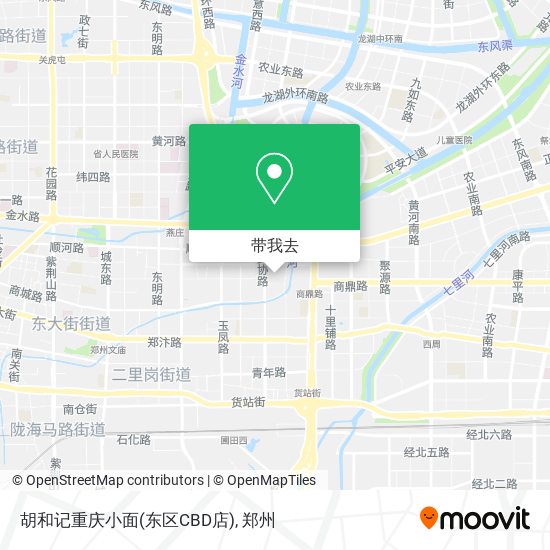 胡和记重庆小面(东区CBD店)地图