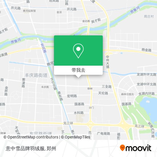 意中雪品牌羽绒服地图