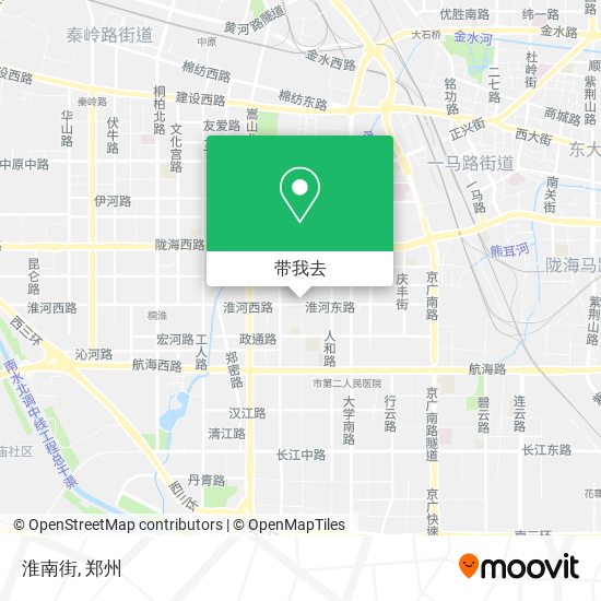 淮南街地图