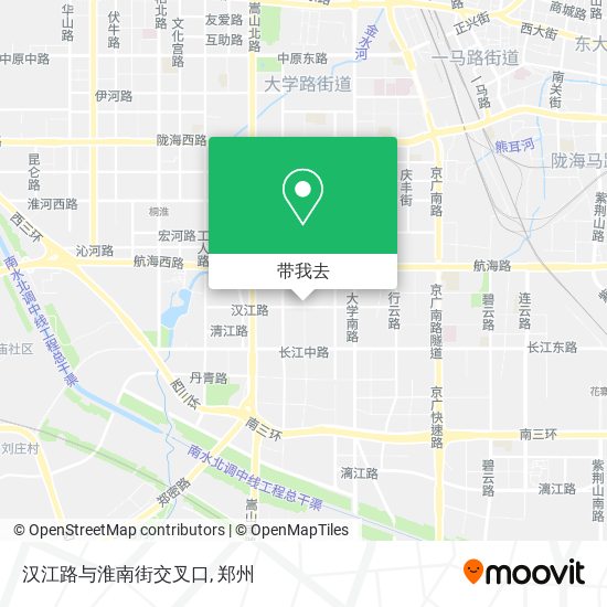 汉江路与淮南街交叉口地图