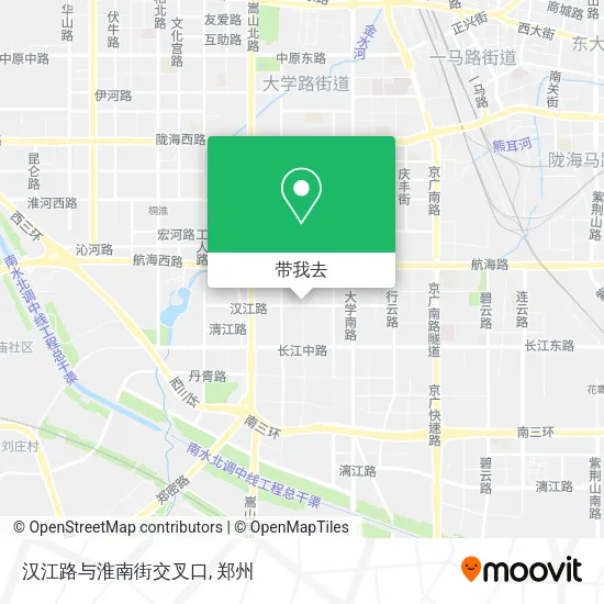 汉江路与淮南街交叉口地图