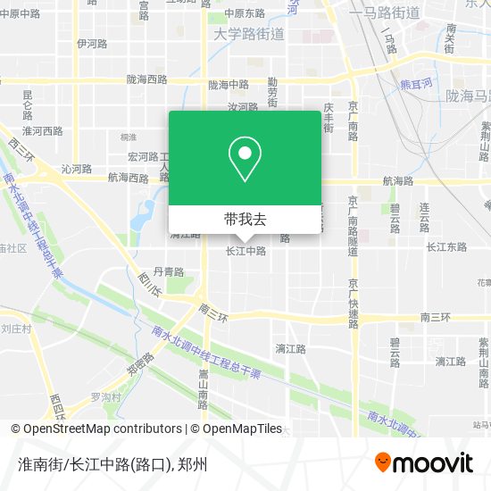 淮南街/长江中路(路口)地图