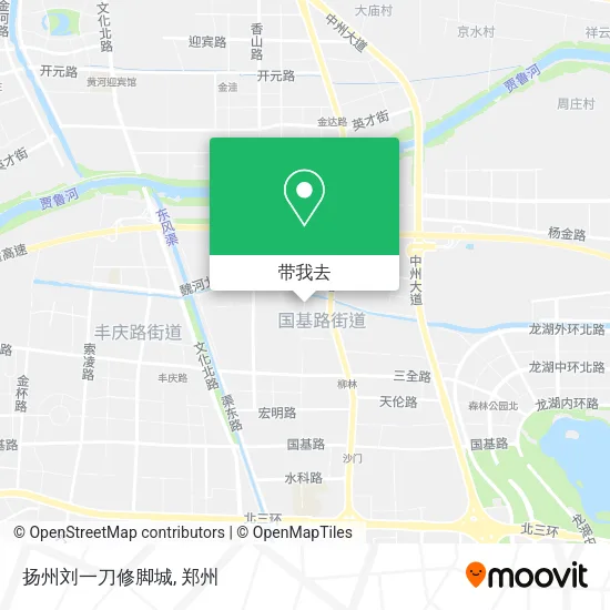 扬州刘一刀修脚城地图