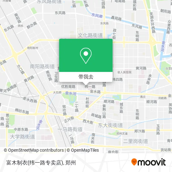 富木制衣(纬一路专卖店)地图