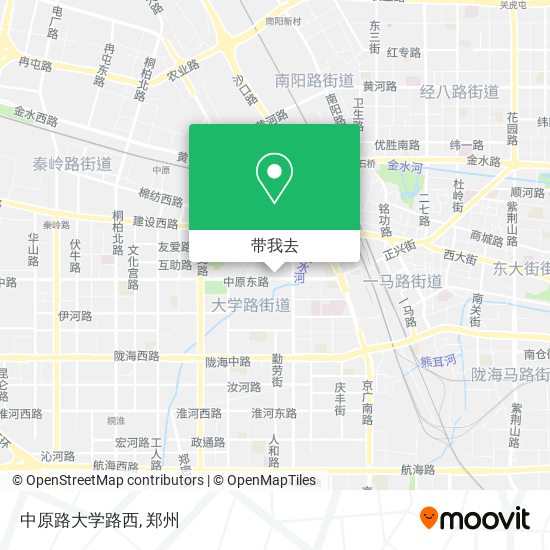 中原路大学路西地图