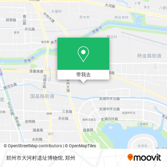 郑州市大河村遗址博物馆地图