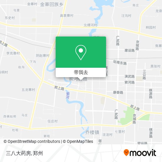 三八大药房地图