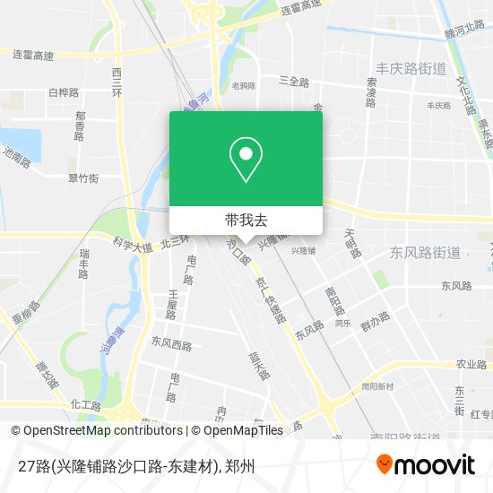 27路(兴隆铺路沙口路-东建材)地图