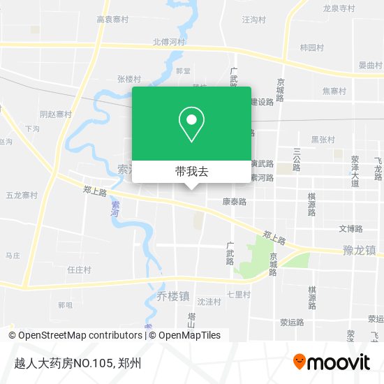 越人大药房NO.105地图
