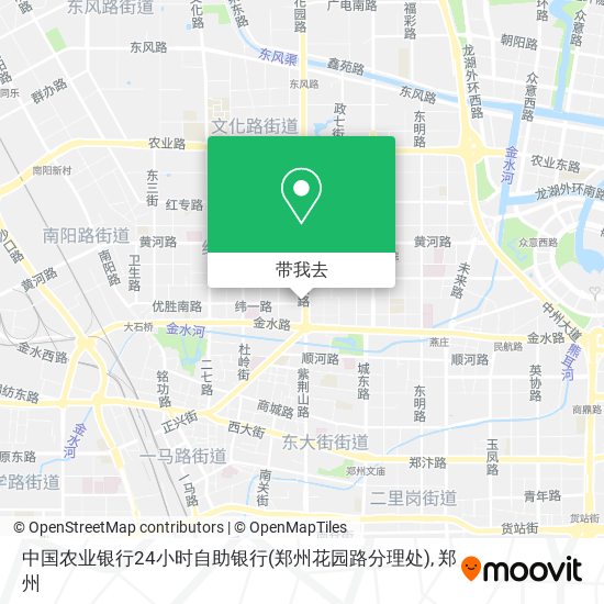 中国农业银行24小时自助银行(郑州花园路分理处)地图