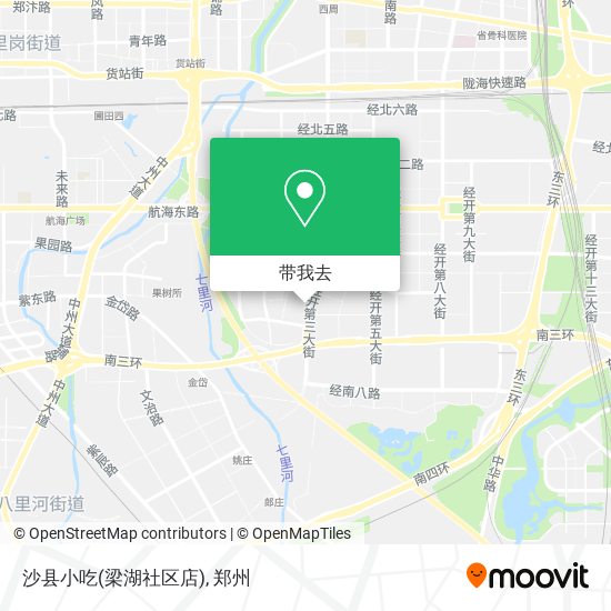 沙县小吃(梁湖社区店)地图
