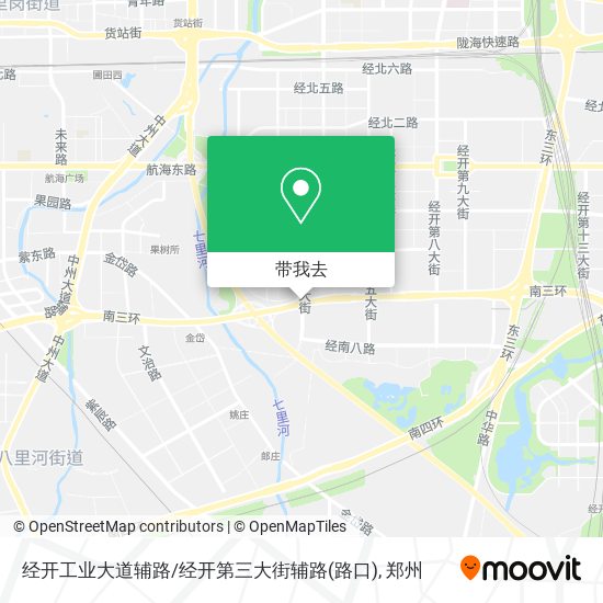 经开工业大道辅路/经开第三大街辅路(路口)地图