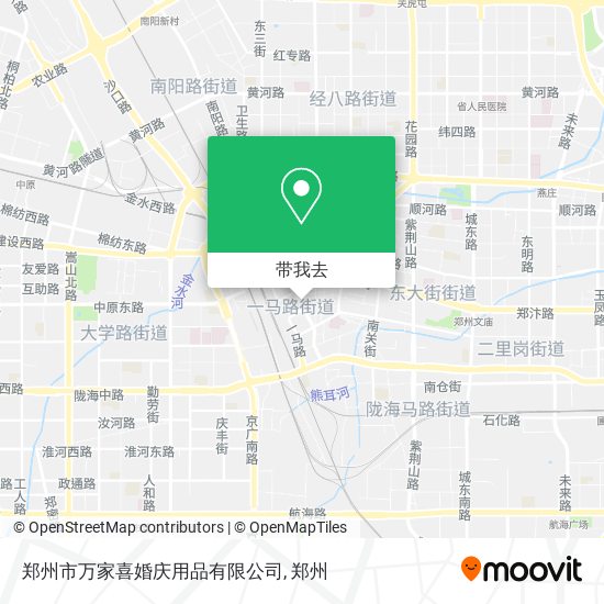 郑州市万家喜婚庆用品有限公司地图