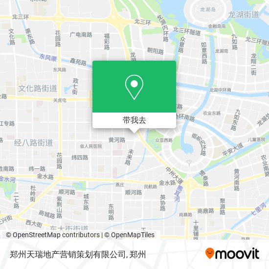 郑州天瑞地产营销策划有限公司地图