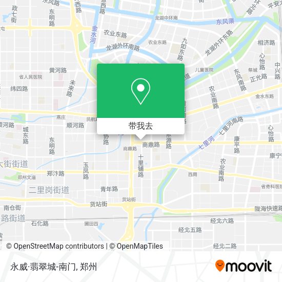 永威·翡翠城-南门地图