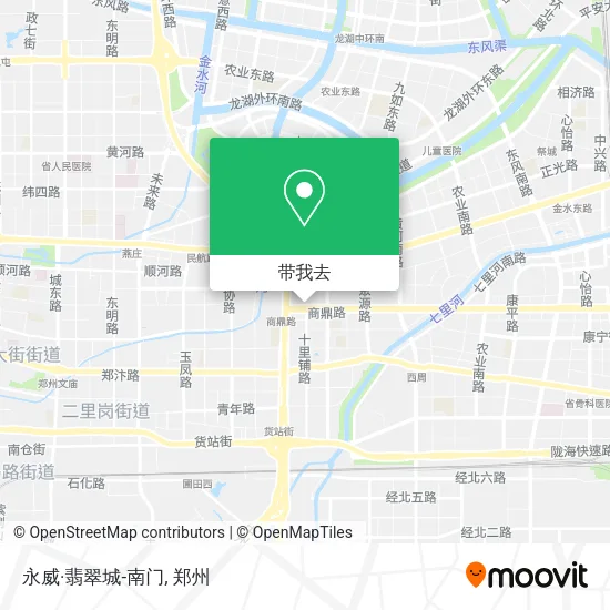 永威·翡翠城-南门地图