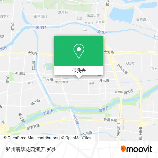 郑州翡翠花园酒店地图