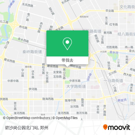 碧沙岗公园北门站地图