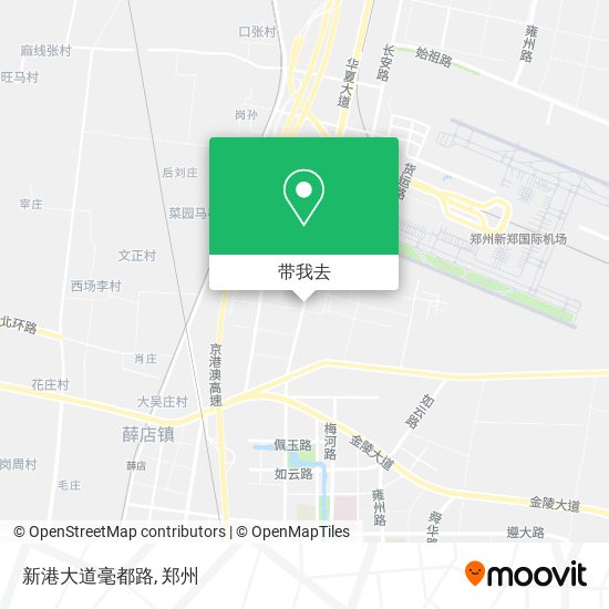 新港大道毫都路地图