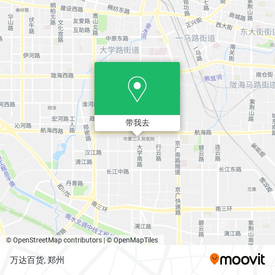 万达百货地图
