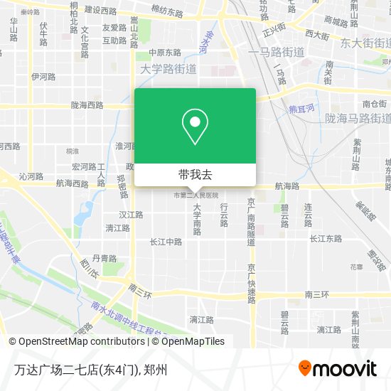 万达广场二七店(东4门)地图