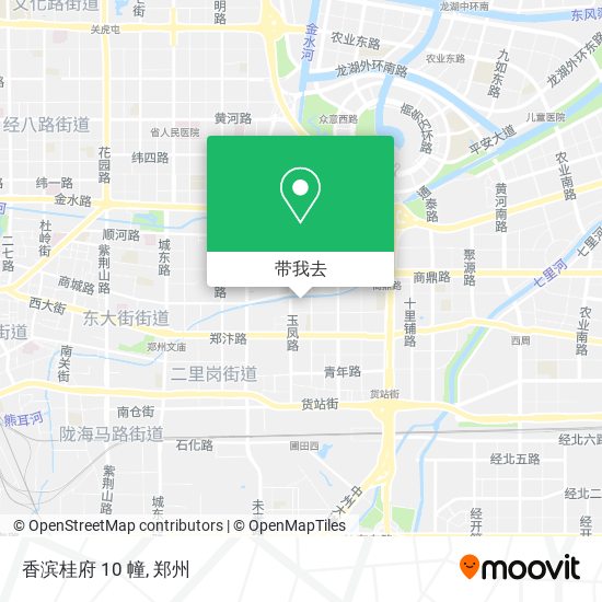 香滨桂府 10 幢地图