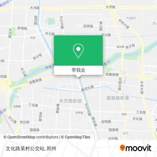 文化路杲村公交站地图
