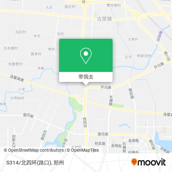 S314/北四环(路口)地图