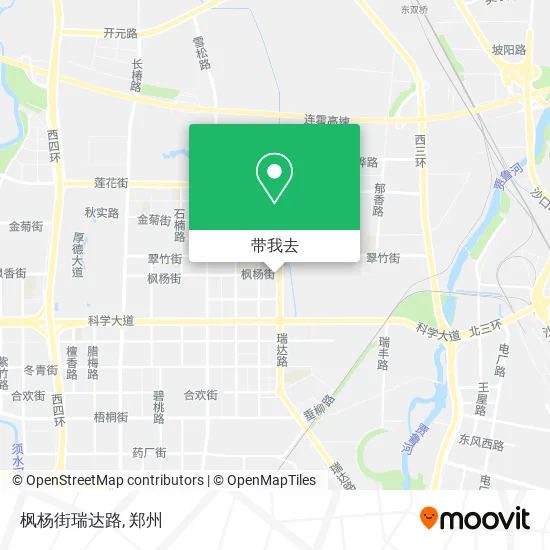 枫杨街瑞达路地图