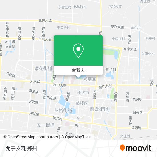 龙亭公园地图