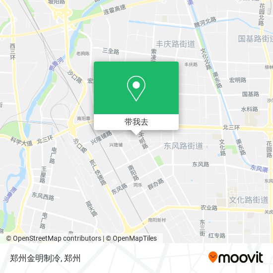 郑州金明制冷地图