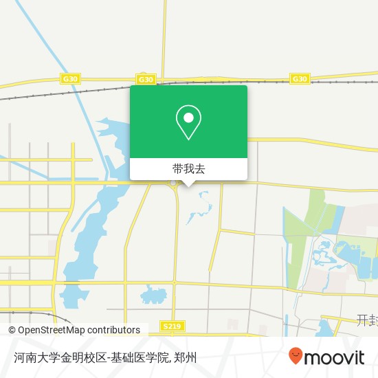 河南大学金明校区-基础医学院地图