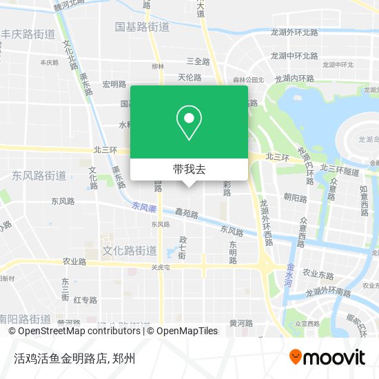 活鸡活鱼金明路店地图