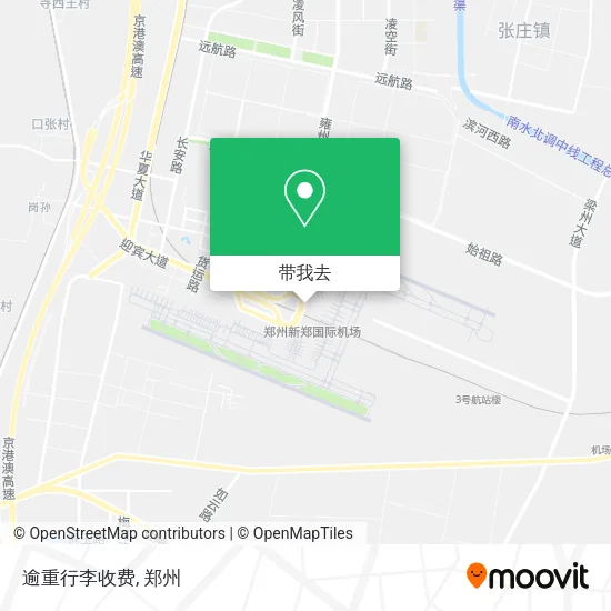 逾重行李收费地图