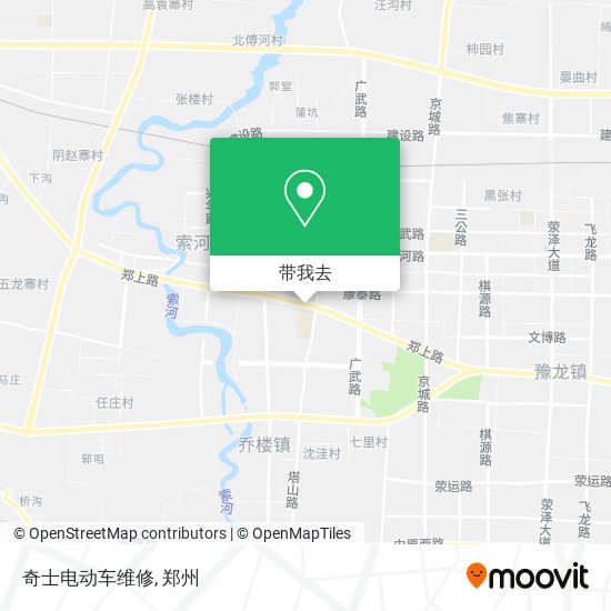 奇士电动车维修地图
