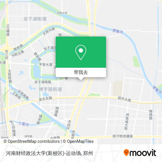 河南财经政法大学(新校区)-运动场地图