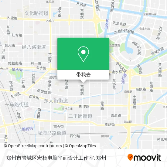 郑州市管城区宏杨电脑平面设计工作室地图