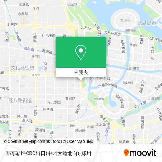郑东新区CBD出口(中州大道北向)地图