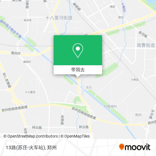 13路(苏庄-火车站)地图