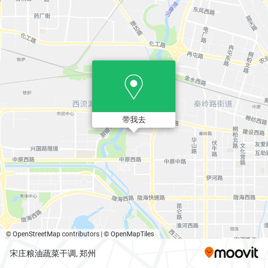 宋庄粮油蔬菜干调地图
