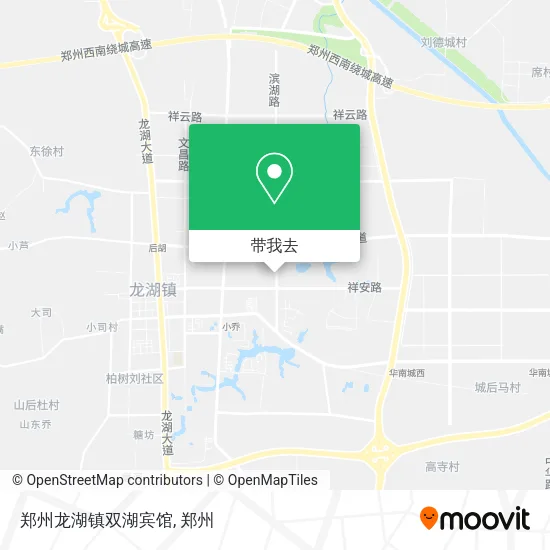 郑州龙湖镇双湖宾馆地图